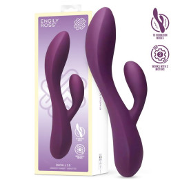 Bacall 3.0 Vibrador Silicona Liquida Inyectada Doble Motor USB Púrpura de Engily Ross | VibraZon