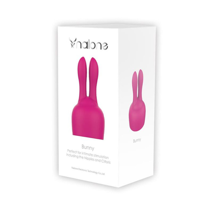 Cabezal Masajeador Bunny Fuchsia de Nalone | VibraZon
