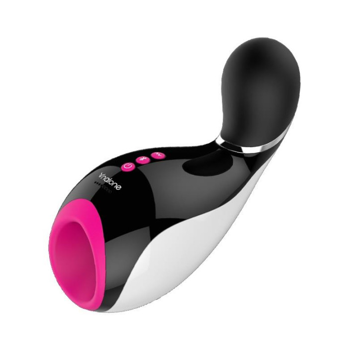 Masturbador Oxxy Negro y Fuchsia de Nalone | VibraZon