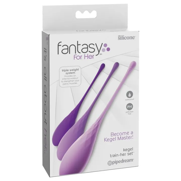 Bolas Kegel Train-Her Set de 3 de Fantasy For Her