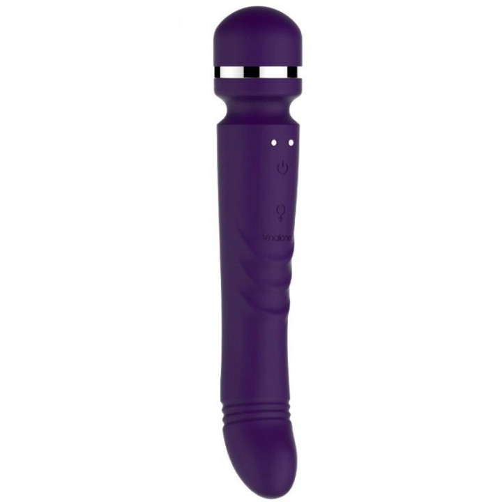 Masajeador Doble Yoni Dark Lilac de Nalone | VibraZon