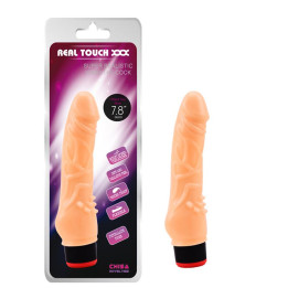 Vibrador T-Skin 7.8" Natural de Chisa | VibraZon