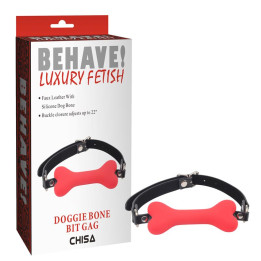 Mordaza Hueso Doggle Bone Bit Rojo de Chisa | VibraZon