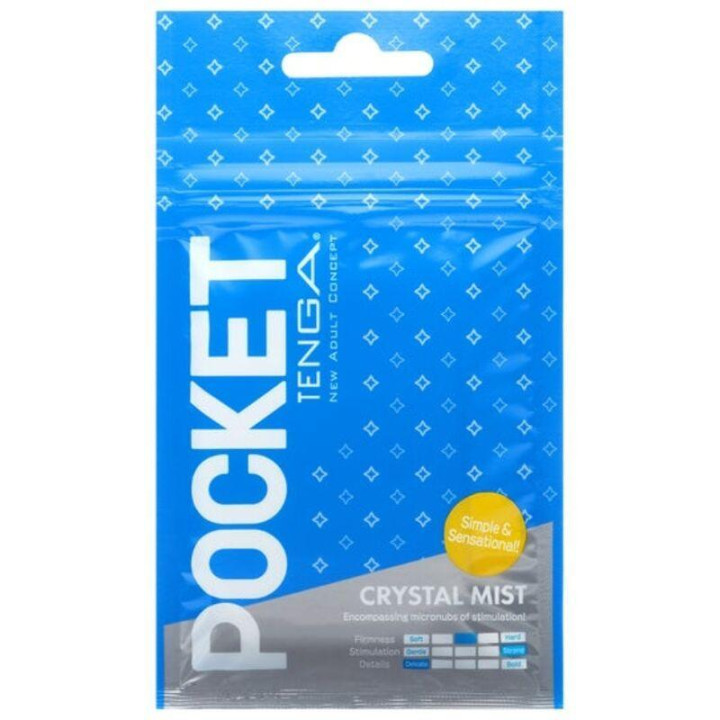 Masturbador Pocket Crystal Mist de Tenga | VibraZon