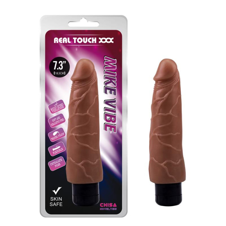 Vibrador T-Skin Mike Marron de Chisa | VibraZon