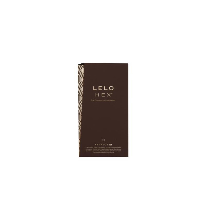 HEX RESPECT XL Preservativos 12 Pack de Lelo | VibraZon