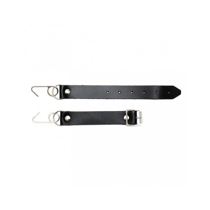 Mordaza con Ganchos Labios Cuero Ajustable de Bondage Play | VibraZon
