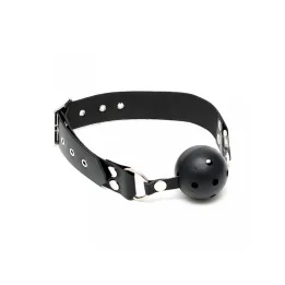 Mordaza de Cuero Ajustable de Bondage Play