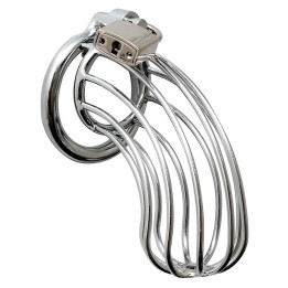 Jaula de Castidad Metálica con Candado de Bondage Play | VibraZon