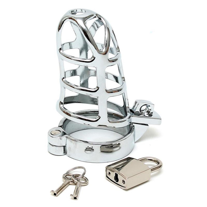 Jaula Castidad Pene 45 mm Metal de Bondage Play | VibraZon