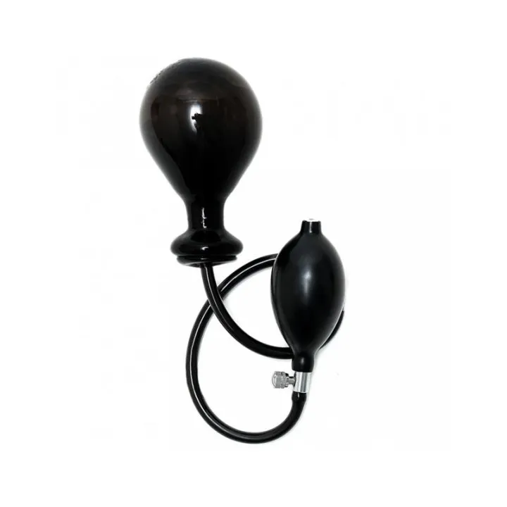 Plug Inflable Pequeño Negro de Bondage Play