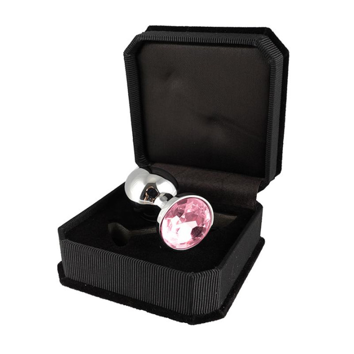 Plug Metal Rosa 7,3 cm de Bondage Play | VibraZon