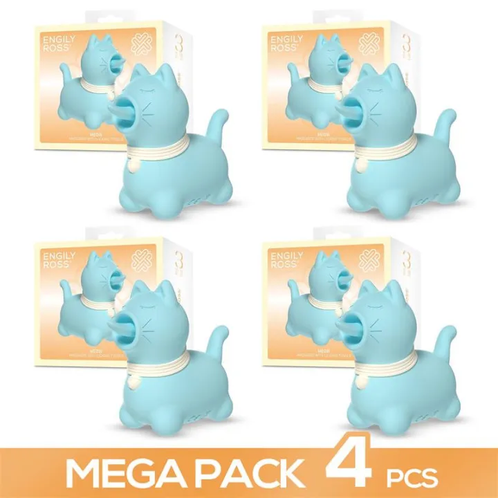 Pack de 4 Meow Masajeador con Lengua Licking de Engily Ross