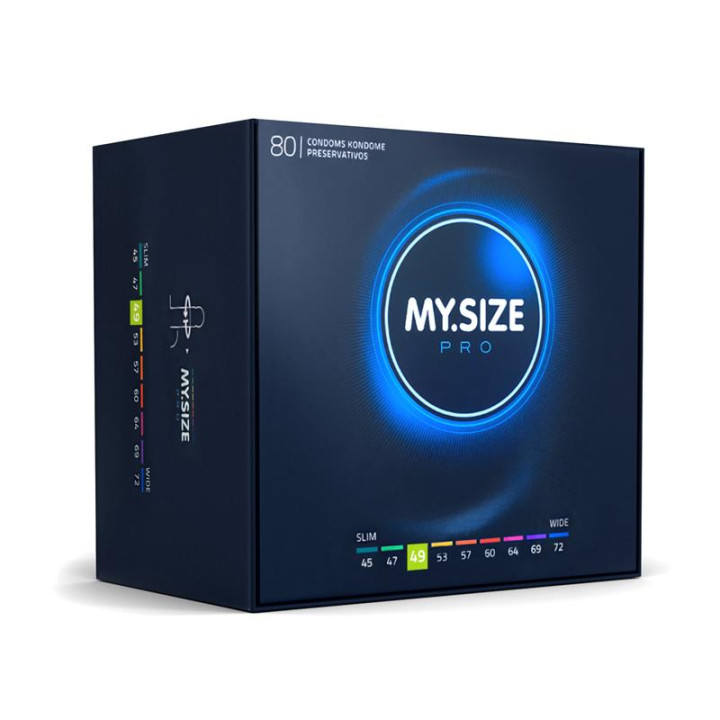 My Size Pro Talla 49 Caja de 80 Unidades | VibraZon