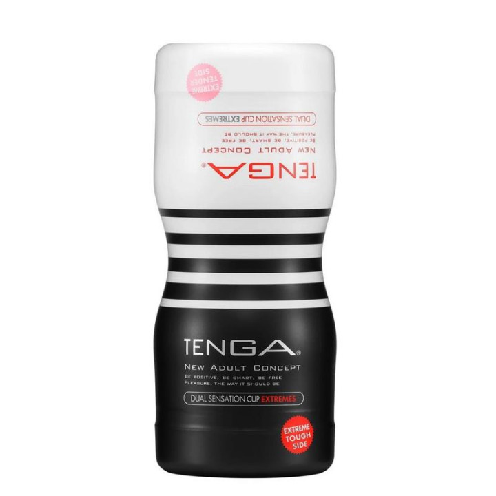 Masturbador Doble Dual Sensation Cup Extreme de Tenga | VibraZon