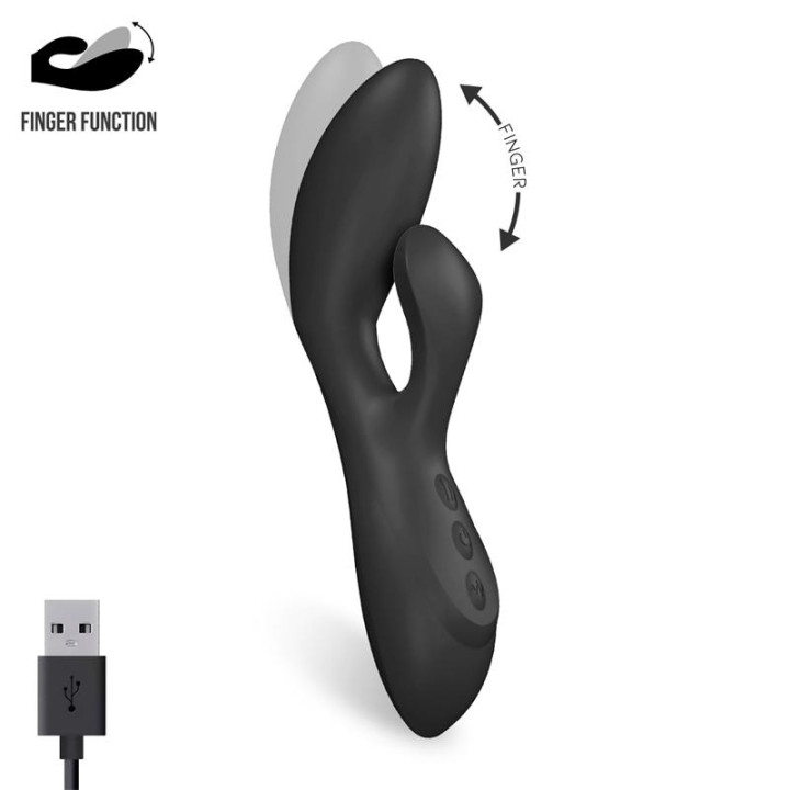 Mabo Vibrador Punto G Movimiento Finger Silicona Unibody de Tardenoche | VibraZon