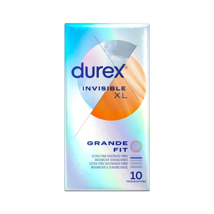 Preservativos Invisible XL 10ud de Durex