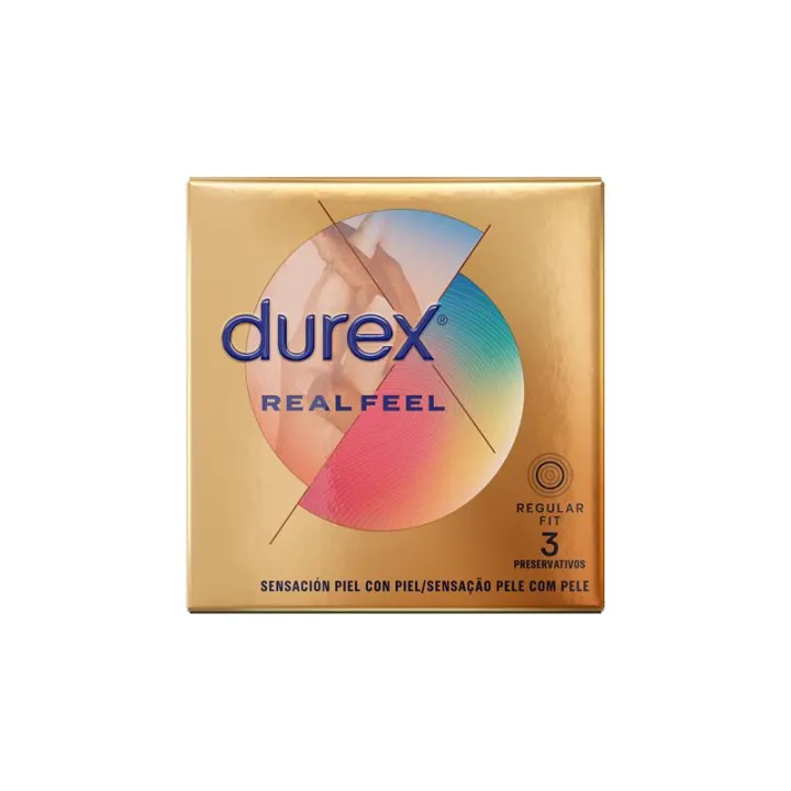 Preservativos Real Feel 3ud de Durex