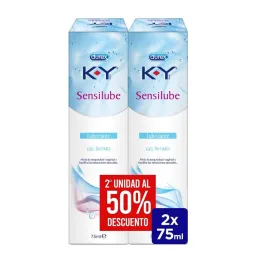 Lubricante Base Agua Duplo KY Sensilub 75ml de Durex