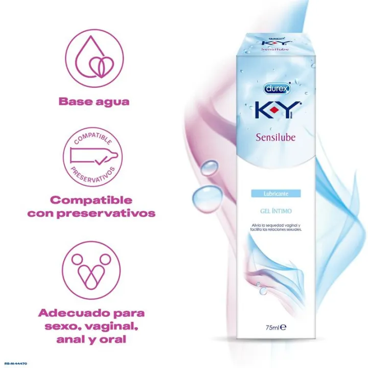 Lubricante Base Agua Duplo KY Sensilub 75ml de Durex