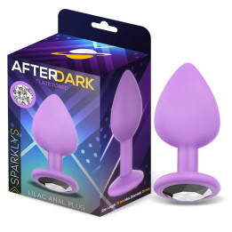 Sparkly Plug Anal Silicona Talla S Lilac de Afterdark | VibraZon