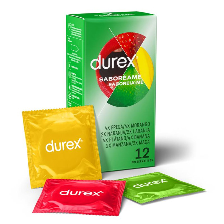 Preservativos Saboréame 12 ud de Durex | VibraZon