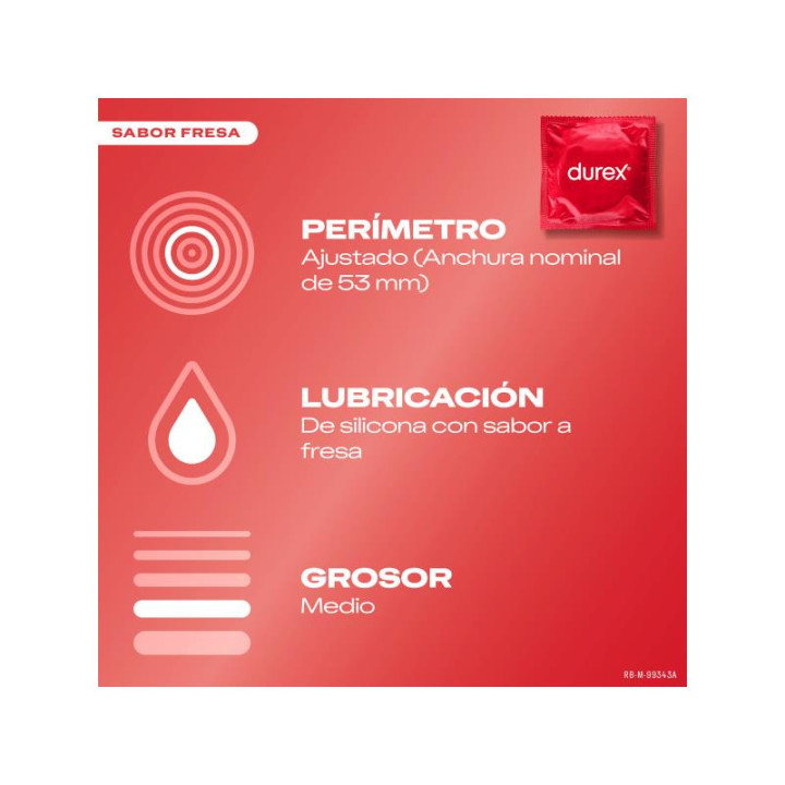 Preservativos Saboréame 12 ud de Durex | VibraZon