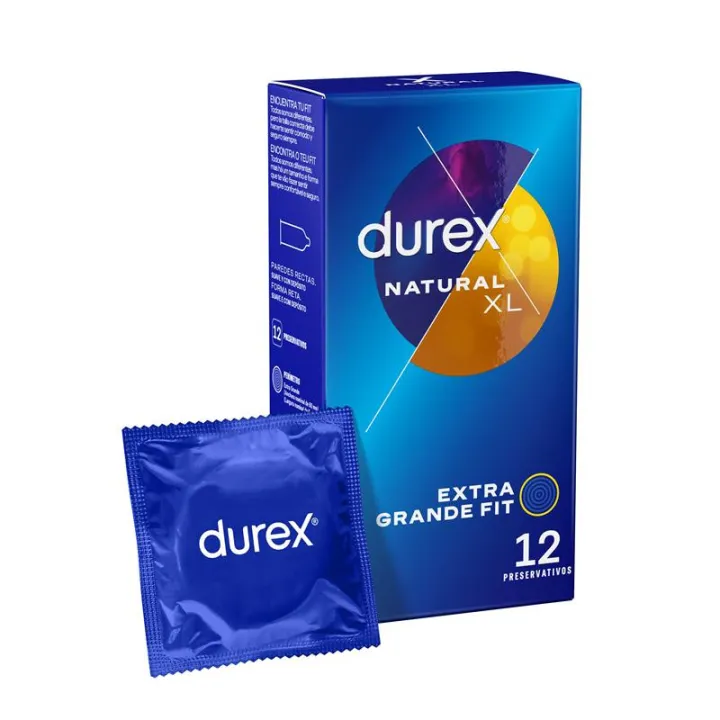 Preservativos Natural XL 12 ud de Durex