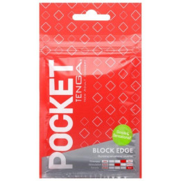 Masturbador Pocket Block Edge de Tenga | VibraZon