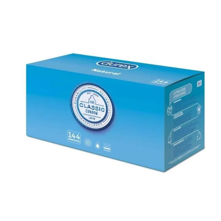 Preservativos Naturals Slim Fit 144 ud de Durex