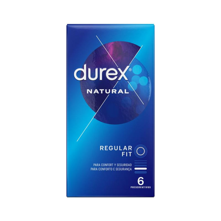 Preservativos Natural 6ud de Durex | VibraZon