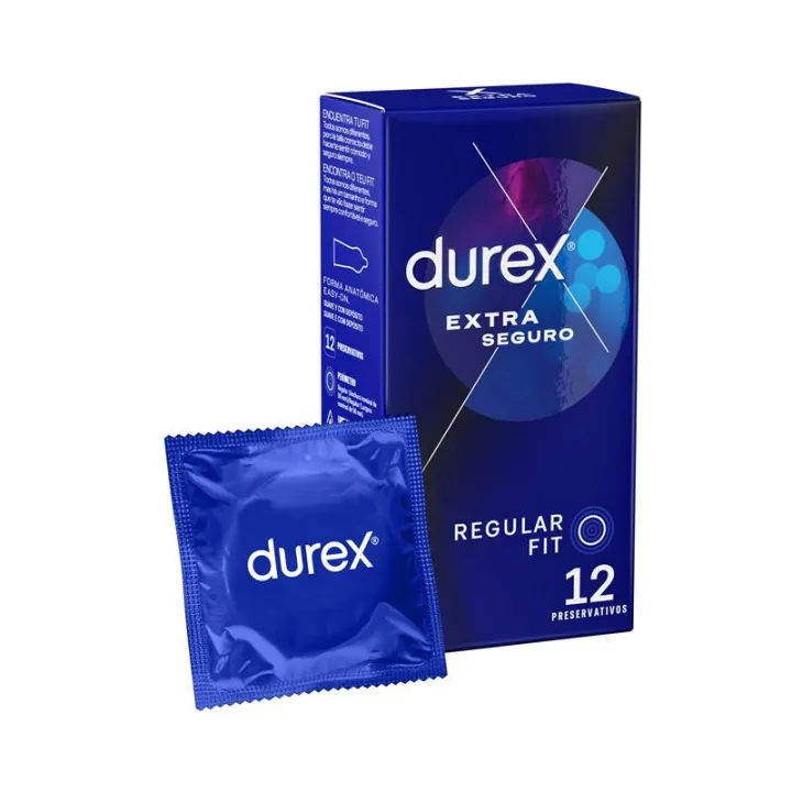 Preservativos Extra Seguro 12 ud de Durex