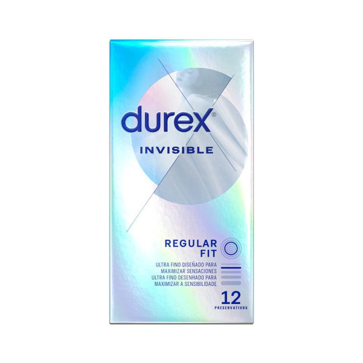 Preservativos Invisible 12 ud de Durex | VibraZon