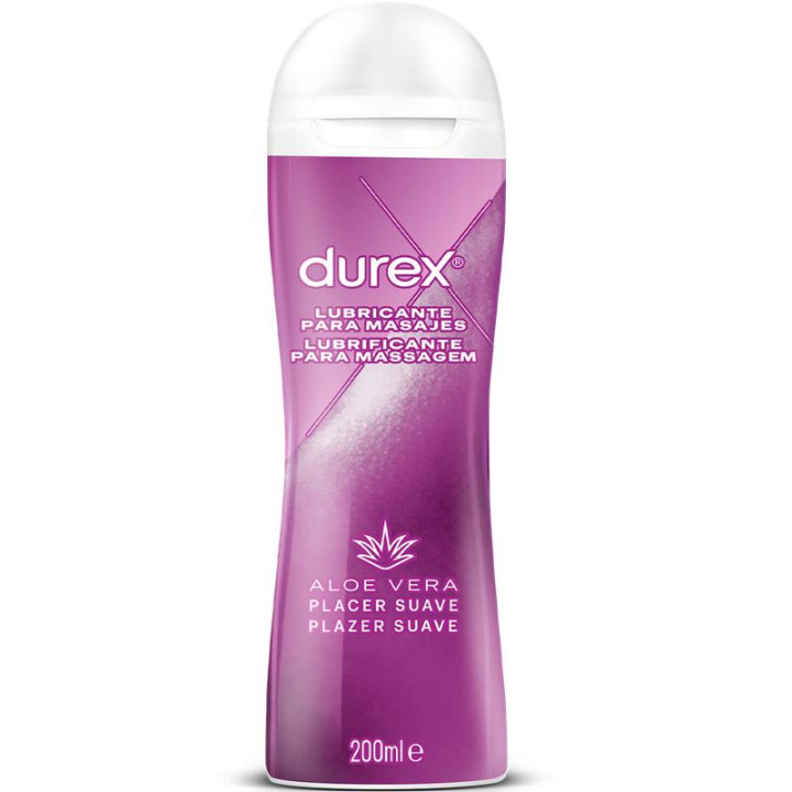 Gel de Masaje Aloe Vera 2 en 1 200 ml de Durex | VibraZon