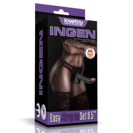 Arnés Ajustable con Dildo 8.5 de Lovetoy | VibraZon