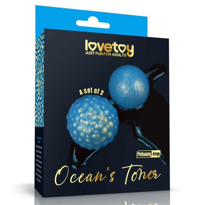 Oceans Toner Bolas Kegel Set de 2 de Lovetoy | VibraZon