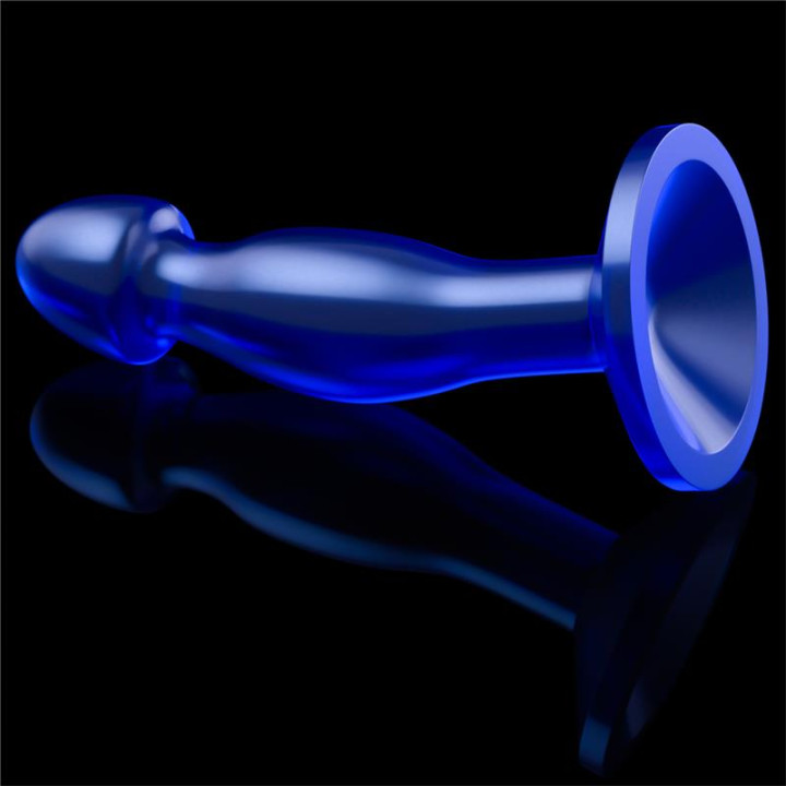 Plug Anal Flawless Azul Transparente 6.5 de Lovetoy | VibraZon
