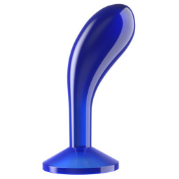 Plug Anal Flawless Azul Transparente 6 de Lovetoy | VibraZon