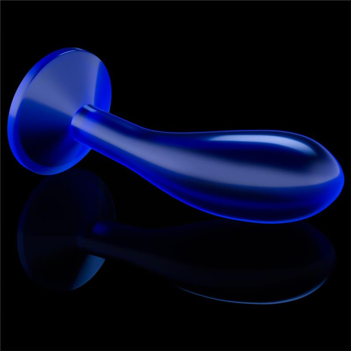 Plug Anal Flawless Azul Transparente 6 de Lovetoy | VibraZon