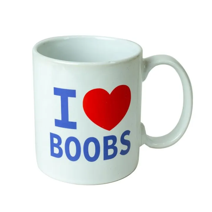 Taza de Cerámica I Love Boobs de Spencer & Fleetwood
