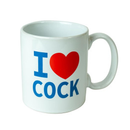 Taza de Cerámica I Love Cock de Spencer & Fleetwood | VibraZon