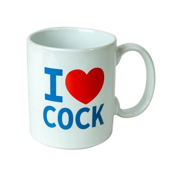 Taza de Cerámica I Love Cock de Spencer & Fleetwood