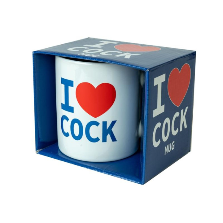 Taza de Cerámica I Love Cock de Spencer & Fleetwood | VibraZon