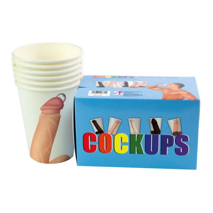 Vasos con Penes Pack de 6 de Spencer & Fleetwood