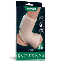 Funda Pene y Testículos con Vibración Silk Knights de Lovetoy | VibraZon