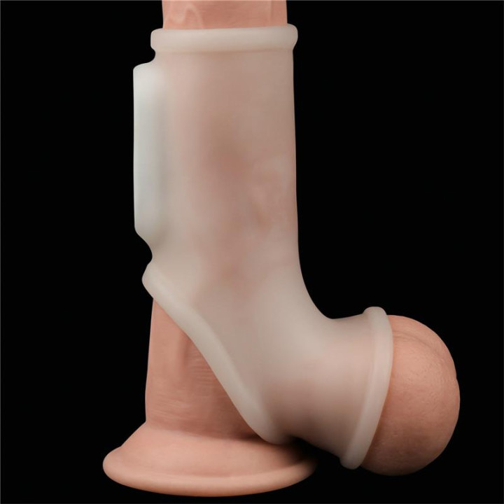 Funda Pene y Testículos con Vibración Silk Knights de Lovetoy | VibraZon