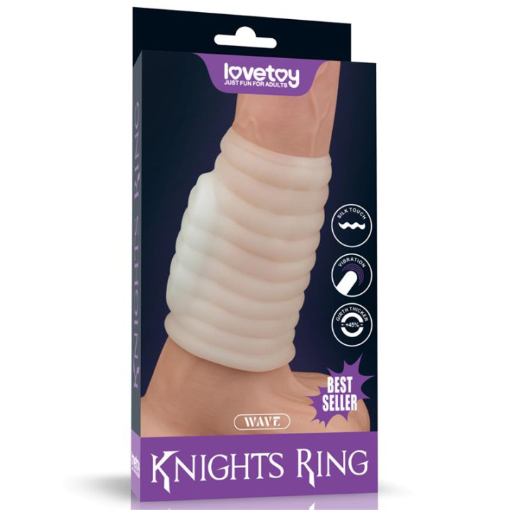 Funda para el Pene con Vibración Wave Knights de Lovetoy | VibraZon