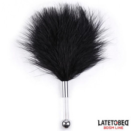 Estimulador de Plumas con Mango de Metal de Latetobed Bdsm Line | VibraZon