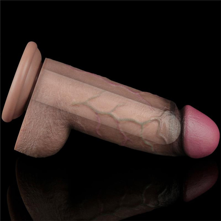 Dildo Silicona Dual Layered XXL 9.5 de Lovetoy | VibraZon