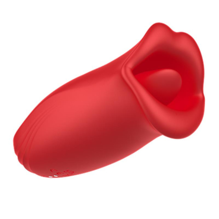 Ember Masajeador Forma Boca con Lameteo y Vibración USB Silicona de Action | VibraZon